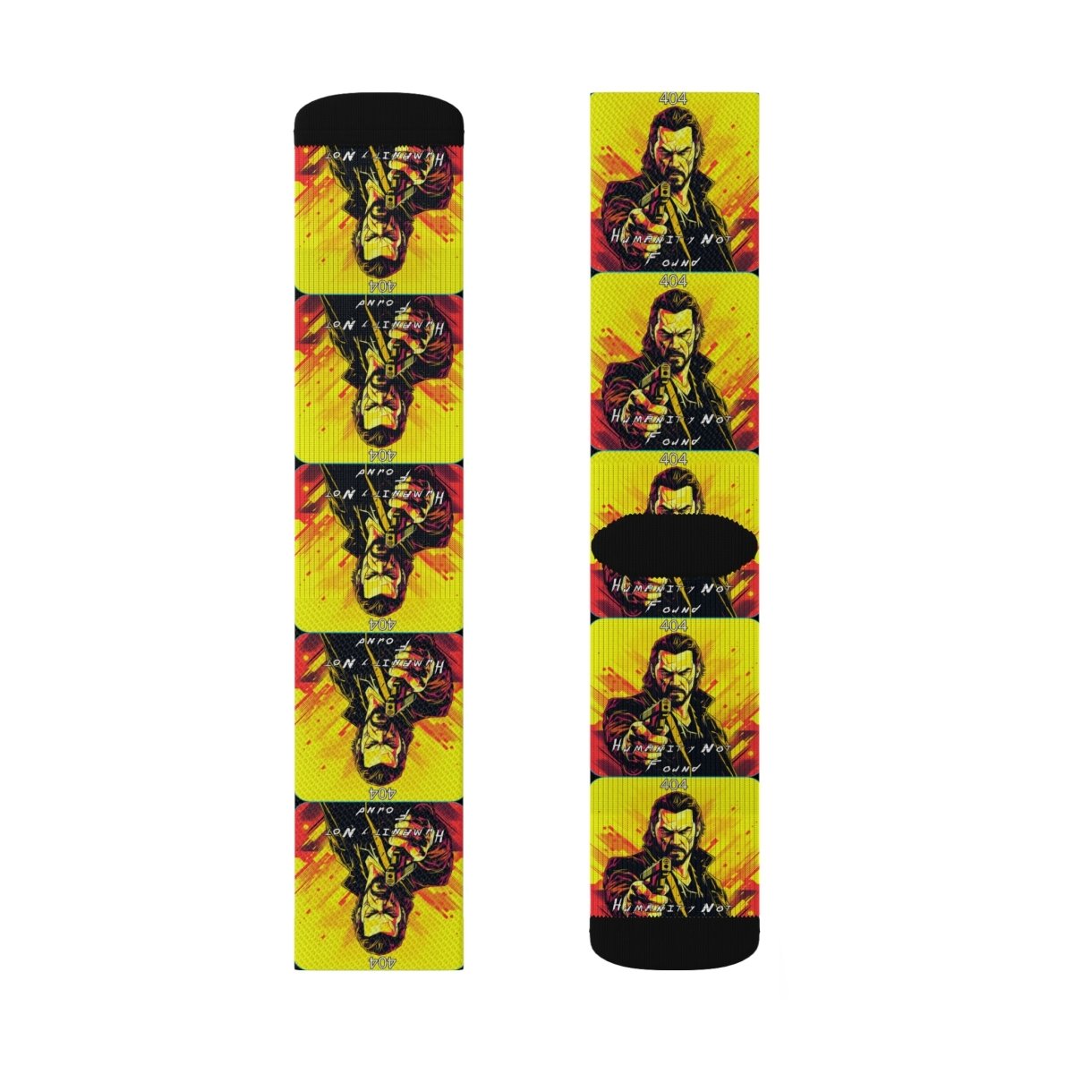 Goated Goods - Cyberpunk 2077 - 404 Humanity Not Found - Socks - L -