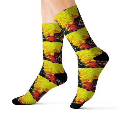 Goated Goods - Cyberpunk 2077 - 404 Humanity Not Found - Socks - L -