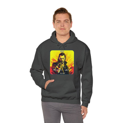 Goated Goods - Cyberpunk 2077 - 404 Humanity Not Found - Unisex Hoodie - Dark Heather - S