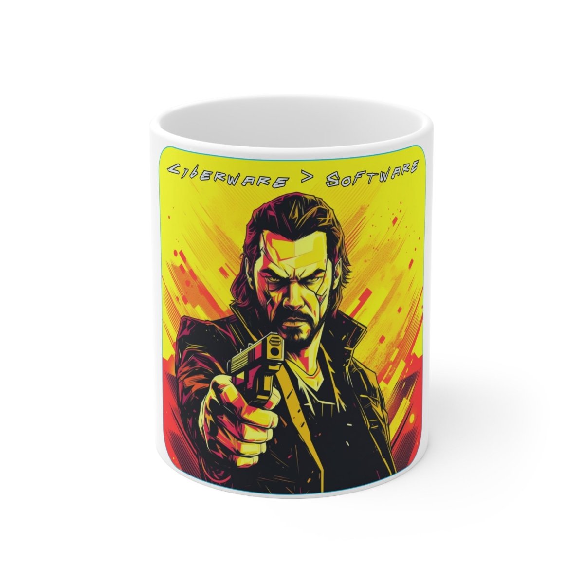 Goated Goods - Cyberpunk 2077 - Cyberware Software - Coffee Mug - 11oz -