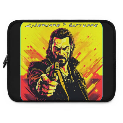 Goated Goods - Cyberpunk 2077 - Cyberware Software - Laptop Sleeve - Black - 15"