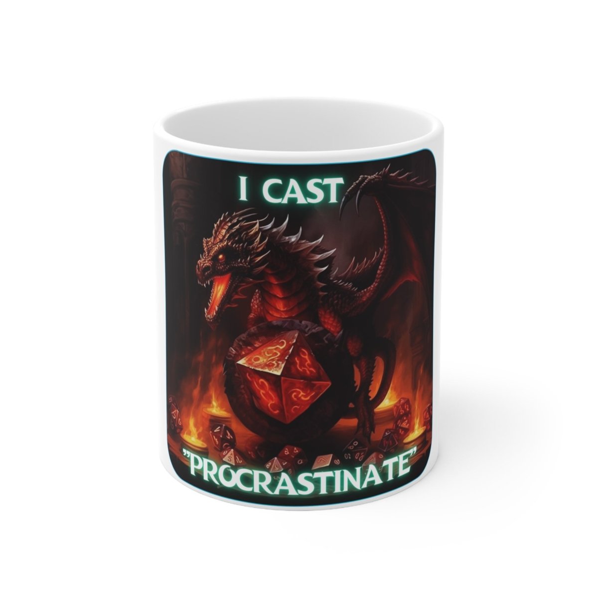 Goated Goods - D&D - I Cast Procrastinate - Coffee Mug - 11oz -