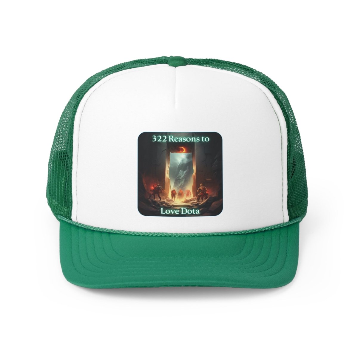 Goated Goods - Dota - 322 Reasons to Love Dota - Trucker Hat - Pink - One size