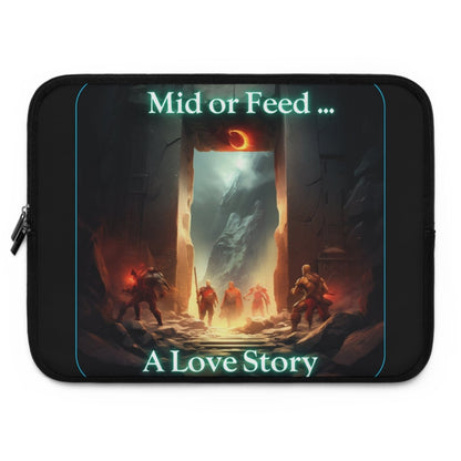 Goated Goods - Dota - Mid or Feed A Love Story - Laptop Sleeve - Black - 17"