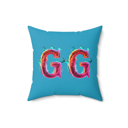 Goated Goods - Fall Guys - Gravity Never heard of her - Square Pillow - 18" × 18" -