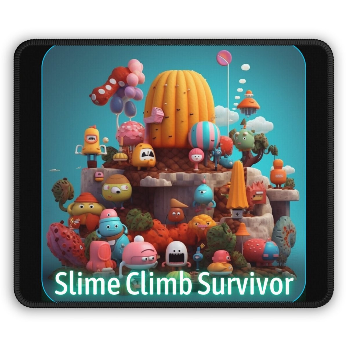 Goated Goods - Fall Guys - Slime Climb Survivor - Mouse Pad - Rectangle - 9" × 7"