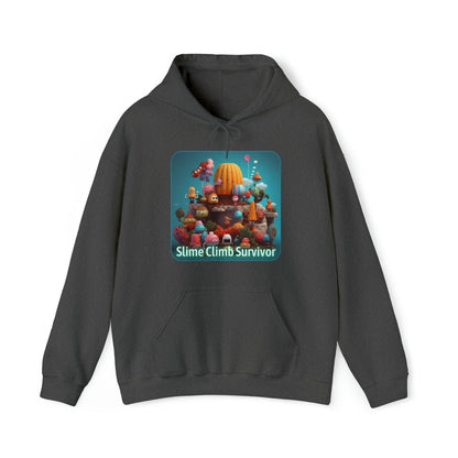 Goated Goods - Fall Guys - Slime Climb Survivor - Unisex Hoodie - Dark Heather - S