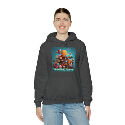 Goated Goods - Fall Guys - Slime Climb Survivor - Unisex Hoodie - Dark Heather - S