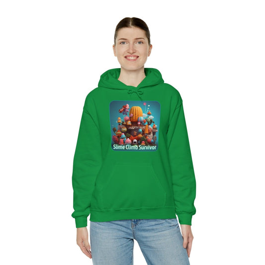 Goated Goods - Fall Guys - Slime Climb Survivor - Unisex Hoodie - Irish Green - S