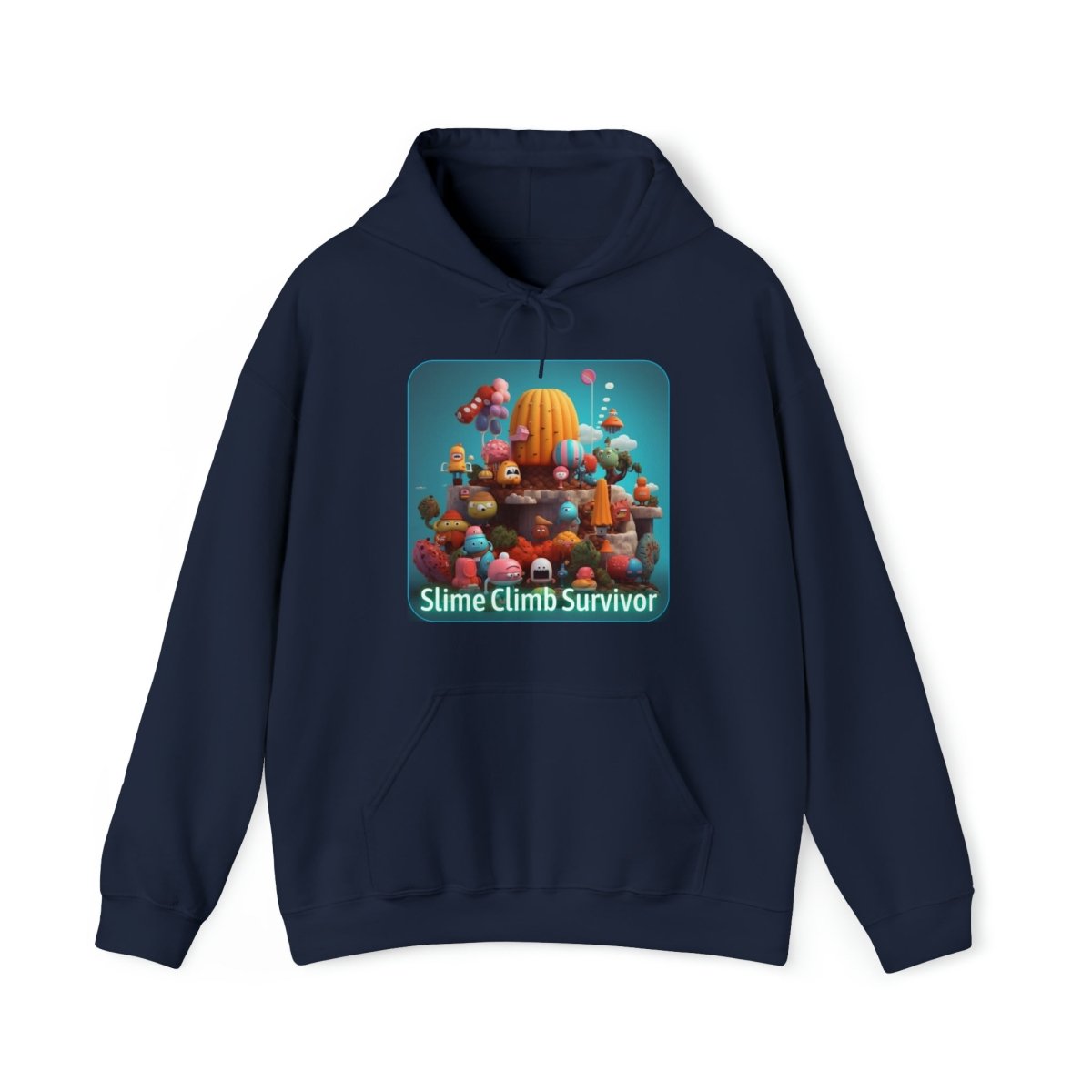 Goated Goods - Fall Guys - Slime Climb Survivor - Unisex Hoodie - Navy - S