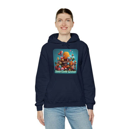 Goated Goods - Fall Guys - Slime Climb Survivor - Unisex Hoodie - Navy - S