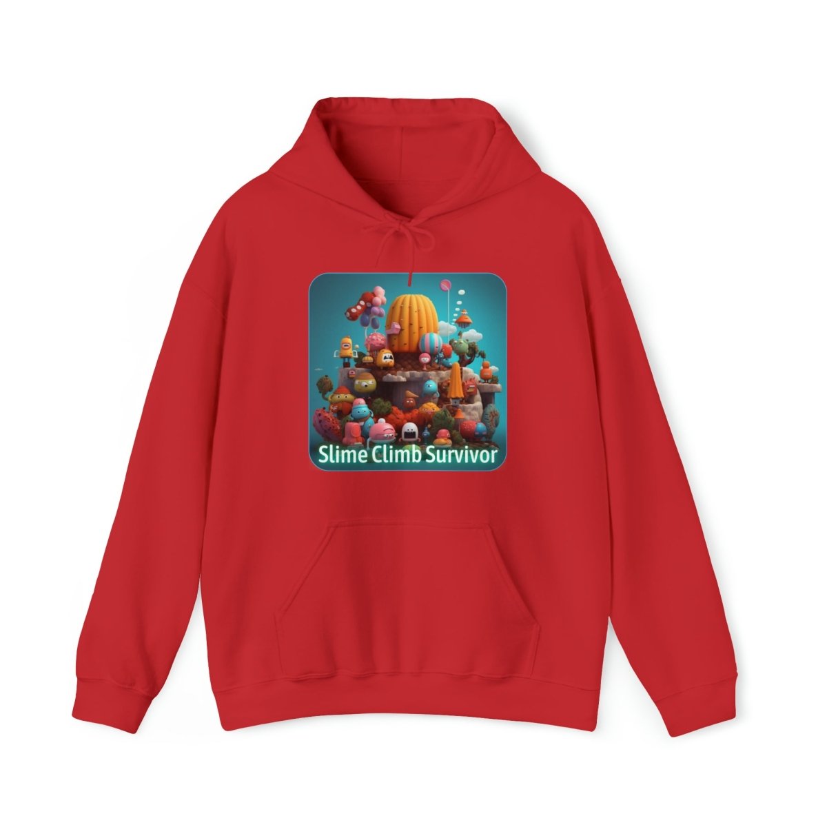 Goated Goods - Fall Guys - Slime Climb Survivor - Unisex Hoodie - Red - S