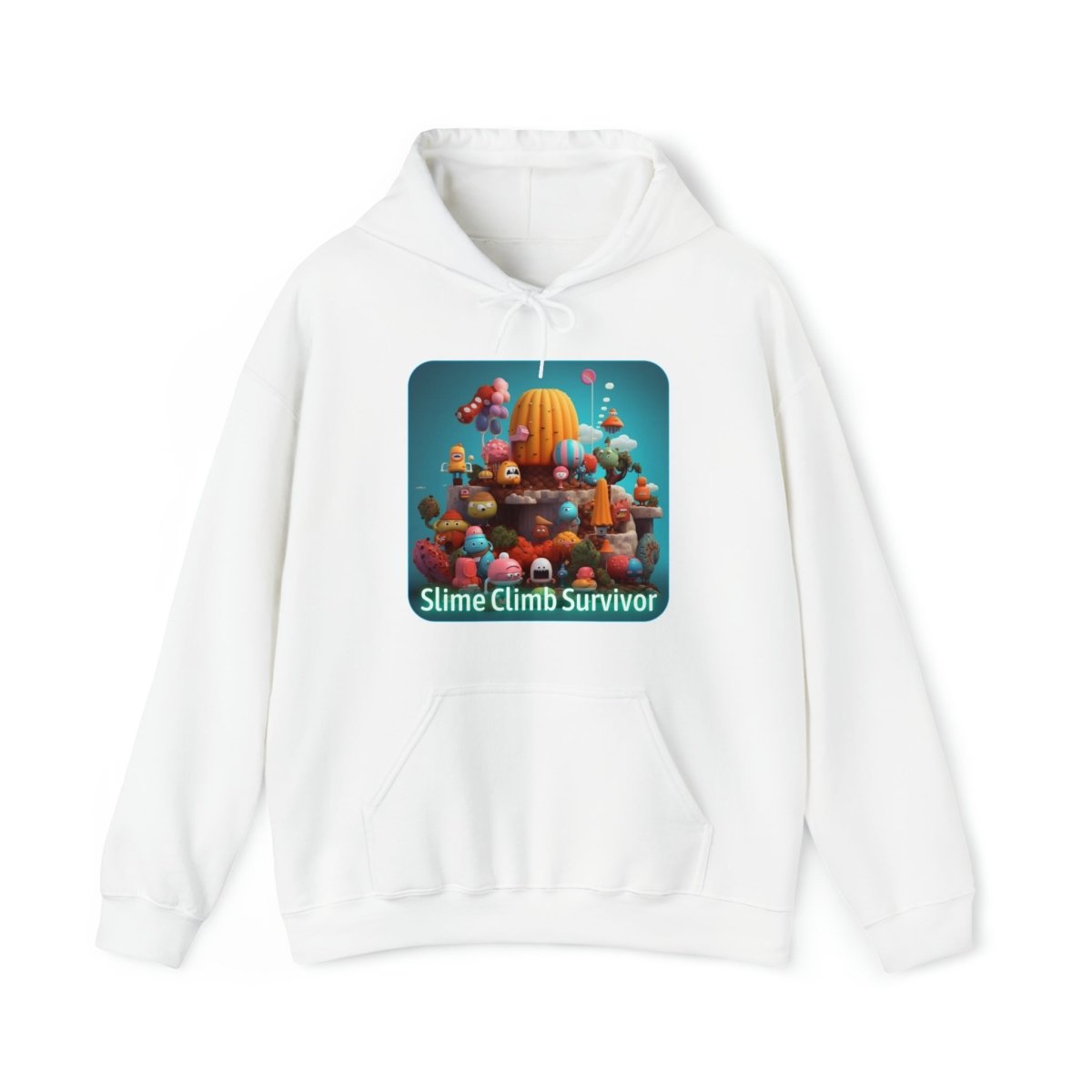 Goated Goods - Fall Guys - Slime Climb Survivor - Unisex Hoodie - White - S