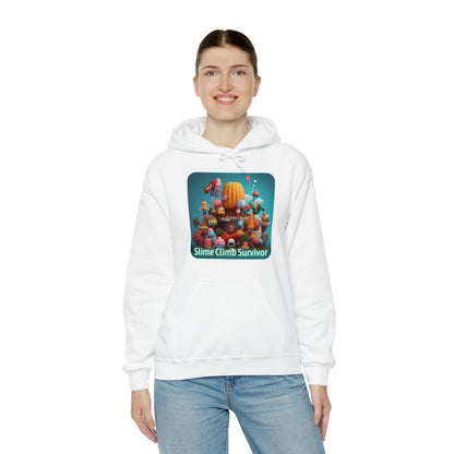 Goated Goods - Fall Guys - Slime Climb Survivor - Unisex Hoodie - White - S