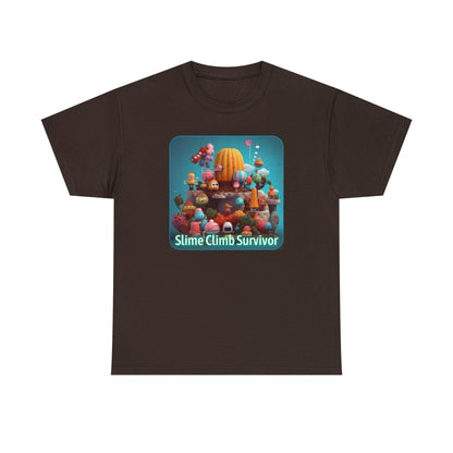 Goated Goods - Fall Guys - Slime Climb Survivor - Unisex T-shirt - Dark Chocolate - S