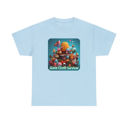 Goated Goods - Fall Guys - Slime Climb Survivor - Unisex T-shirt - Light Blue - S