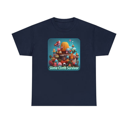 Goated Goods - Fall Guys - Slime Climb Survivor - Unisex T-shirt - Navy - S