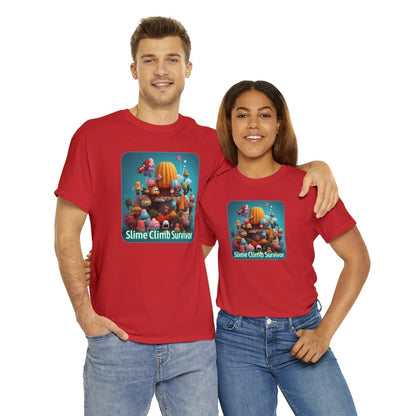 Goated Goods - Fall Guys - Slime Climb Survivor - Unisex T-shirt - Red - S