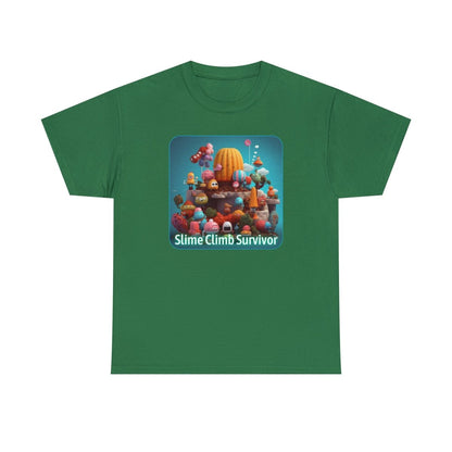 Goated Goods - Fall Guys - Slime Climb Survivor - Unisex T-shirt - Turf Green - S