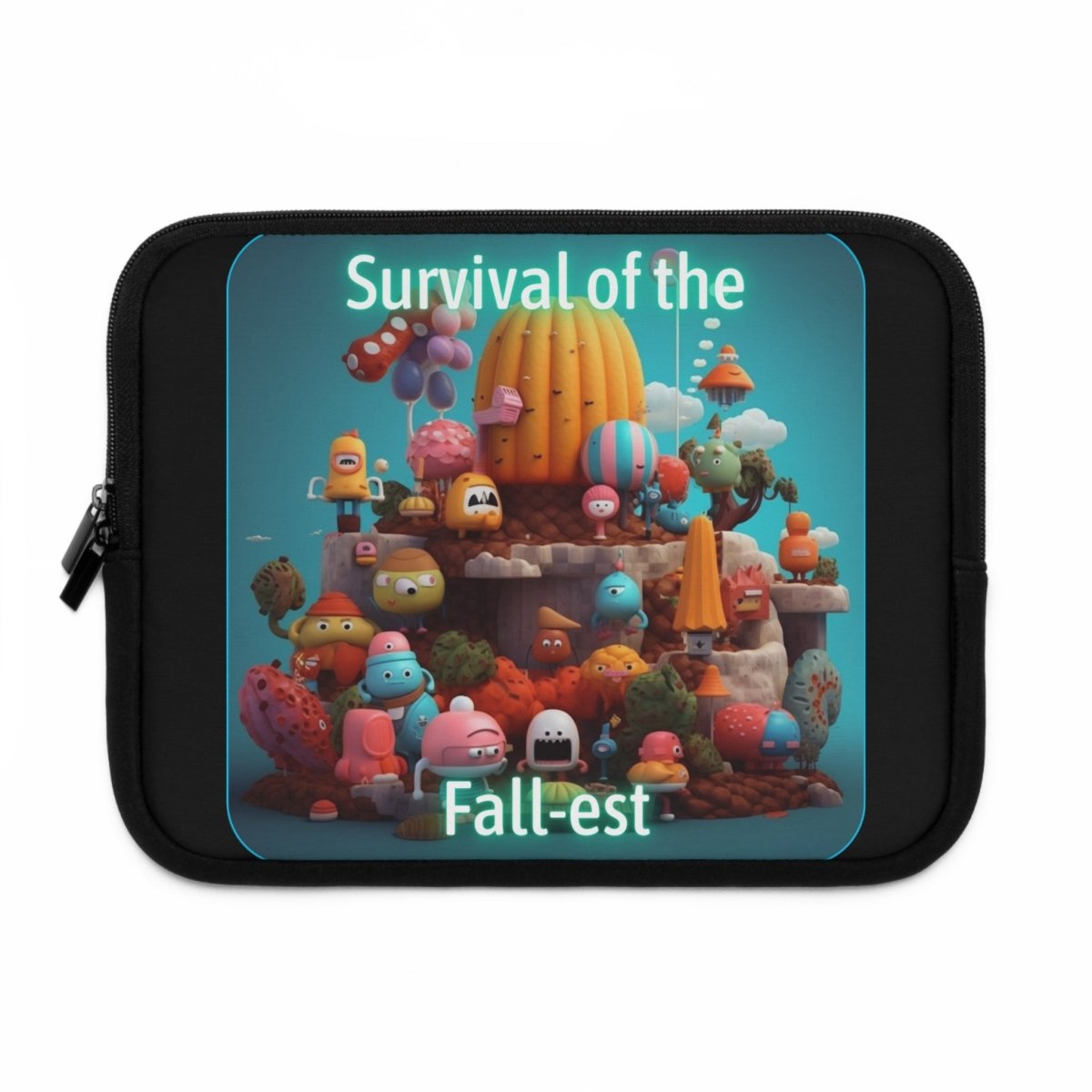 Goated Goods - Fall Guys - Survival of the Fall-est - Laptop Sleeve - Black - 10"