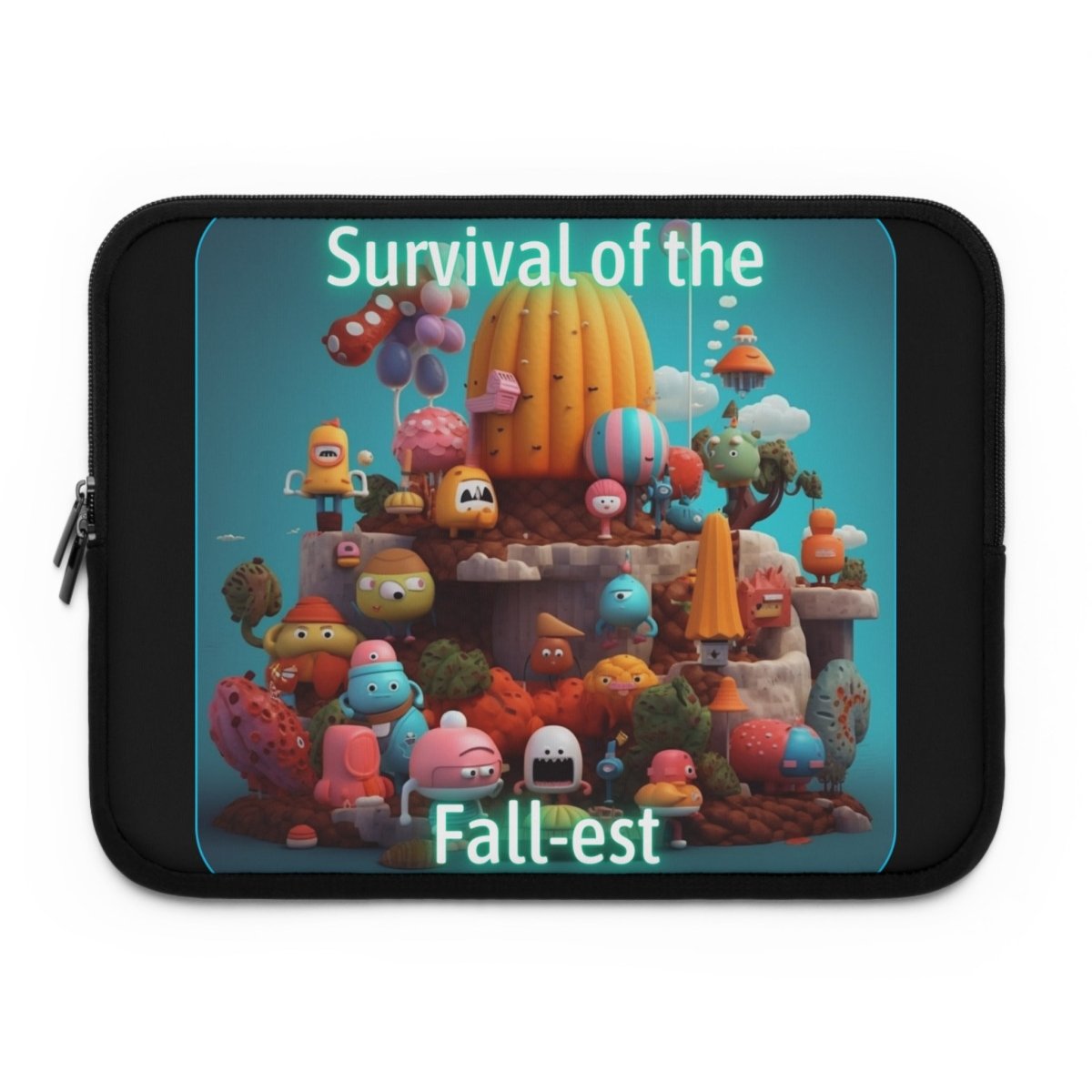 Goated Goods - Fall Guys - Survival of the Fall-est - Laptop Sleeve - Black - 13"