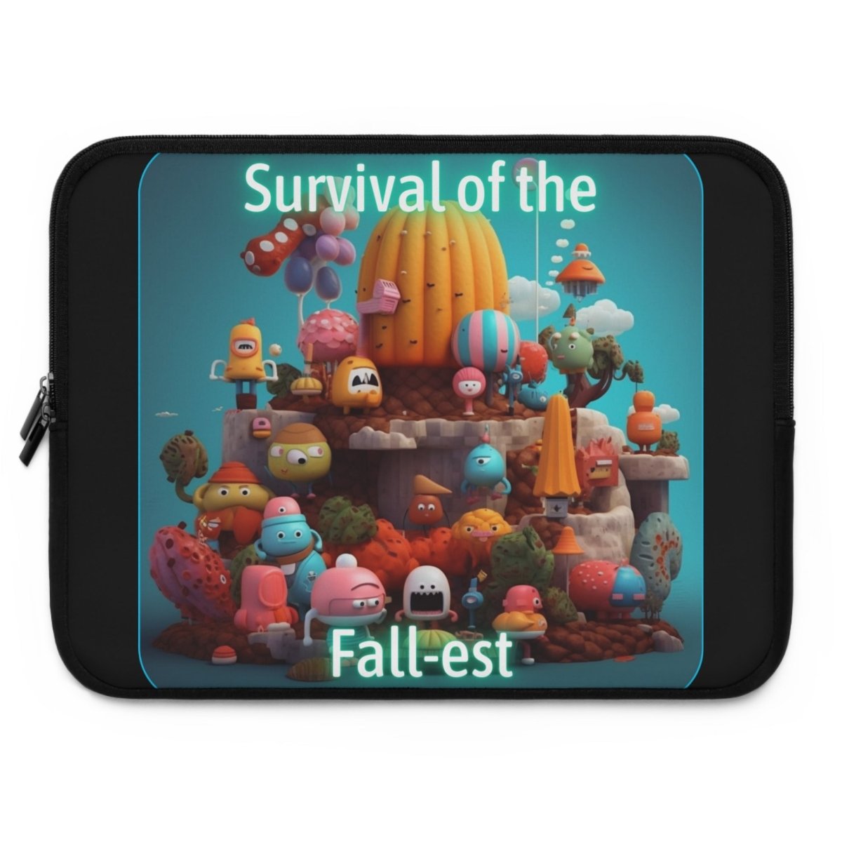 Goated Goods - Fall Guys - Survival of the Fall-est - Laptop Sleeve - Black - 15"