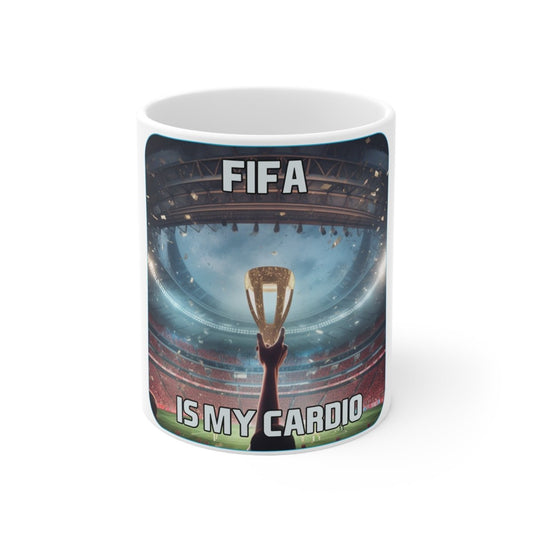 Goated Goods - FIFA - FIFA is My Cardio - Coffee Mug - 11oz -