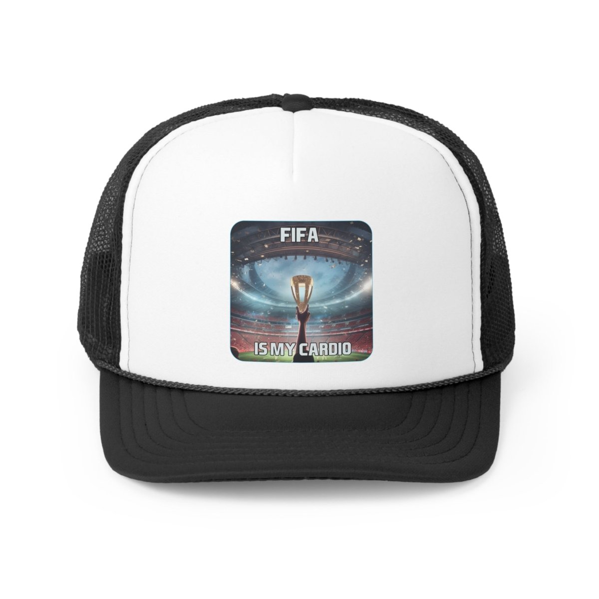 Goated Goods - FIFA - FIFA is My Cardio - Trucker Hat - Black - One size