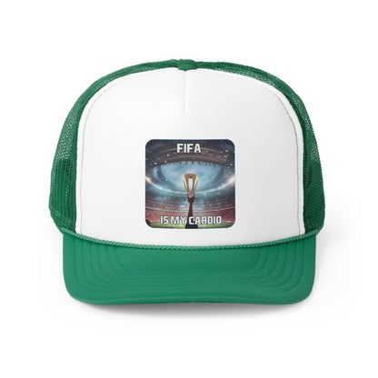 Goated Goods - FIFA - FIFA is My Cardio - Trucker Hat - Green - One size