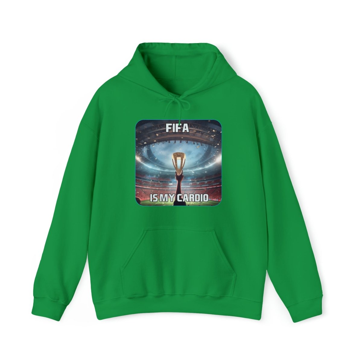 Goated Goods - FIFA - FIFA is My Cardio - Unisex Hoodie - Irish Green - S