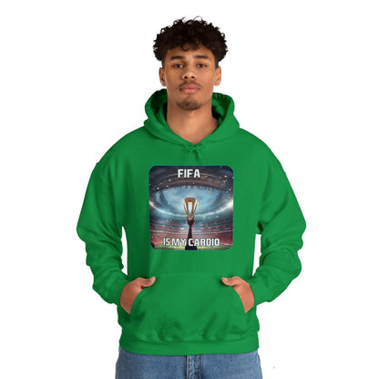 Goated Goods - FIFA - FIFA is My Cardio - Unisex Hoodie - Irish Green - S