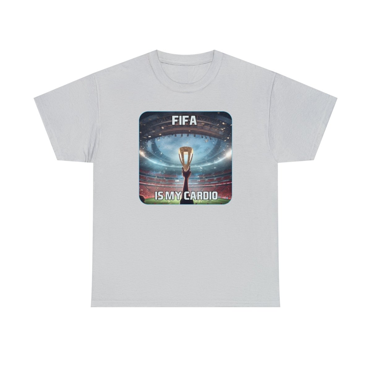 Goated Goods - FIFA - FIFA is My Cardio - Unisex T-shirt - White - S