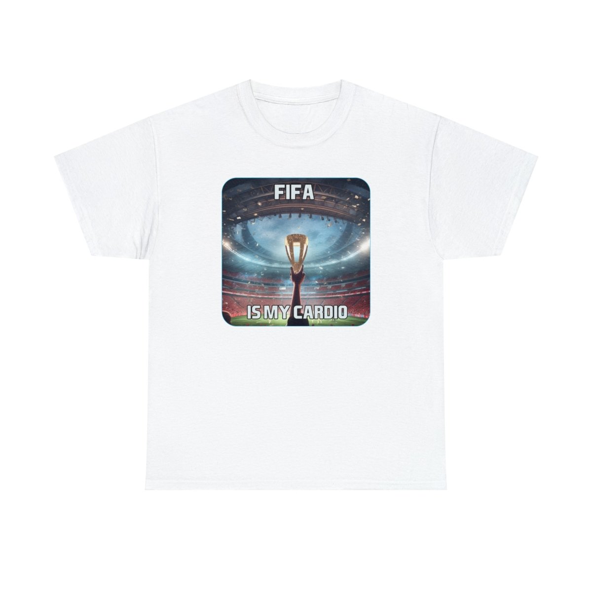 Goated Goods - FIFA - FIFA is My Cardio - Unisex T-shirt - White - S