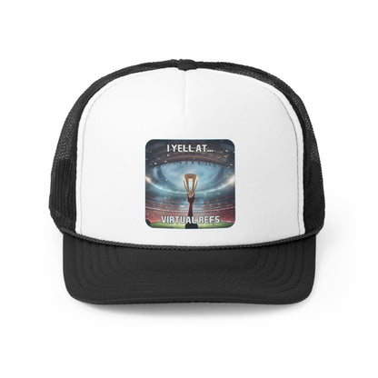 Goated Goods - FIFA - I Yell at Virtual Refs - Trucker Hat - Black - One size