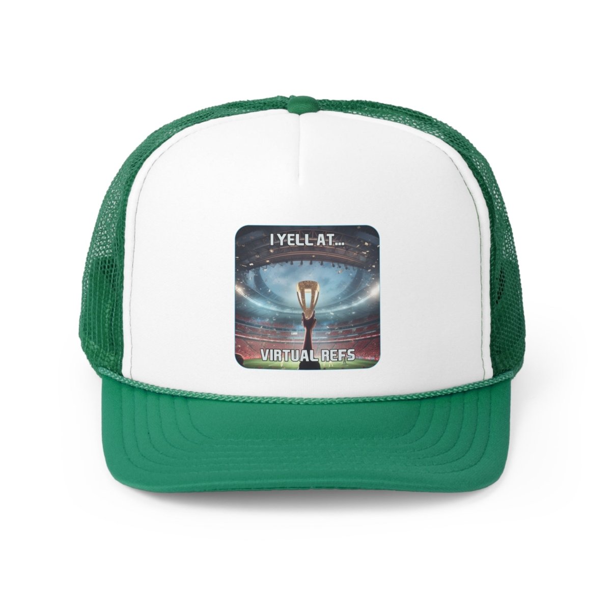 Goated Goods - FIFA - I Yell at Virtual Refs - Trucker Hat - Green - One size