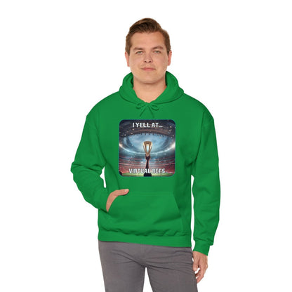 Goated Goods - FIFA - I Yell at Virtual Refs - Unisex Hoodie - Irish Green - S