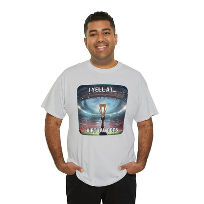 Goated Goods - FIFA - I Yell at Virtual Refs - Unisex T-shirt - Ice Grey - S