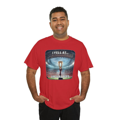 Goated Goods - FIFA - I Yell at Virtual Refs - Unisex T-shirt - Red - S