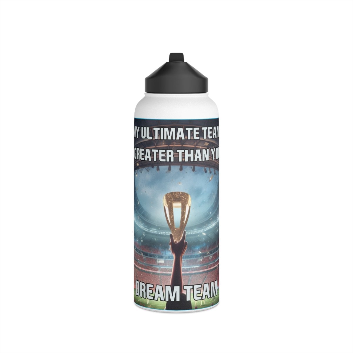 Goated Goods - FIFA - My Ultimate Team Your Dream Team - Stainless Steel Water Bottle, Standard Lid - 32oz - White