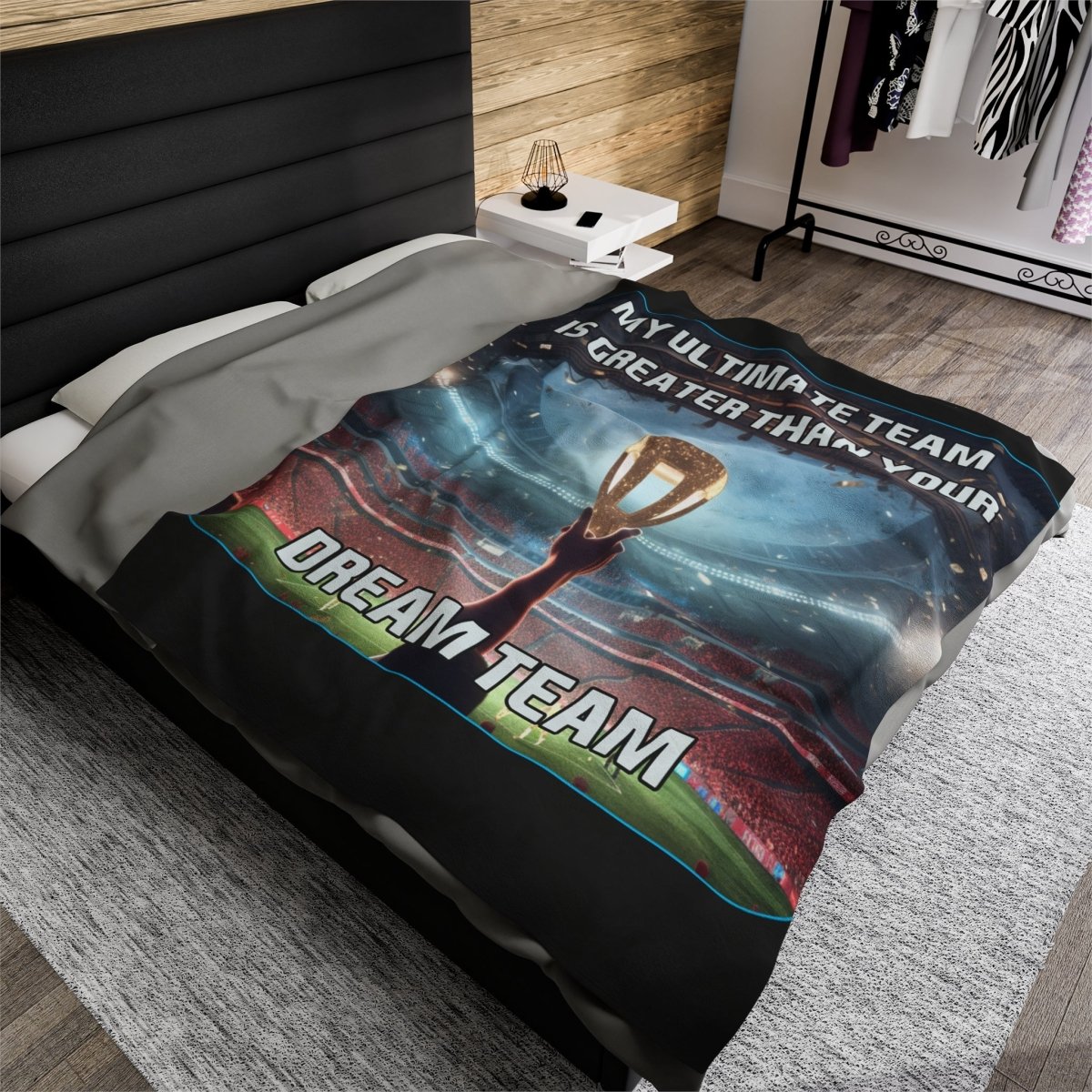 Goated Goods - FIFA - My Ultimate Team Your Dream Team - Velveteen Plush Blanket - 60" × 80" -