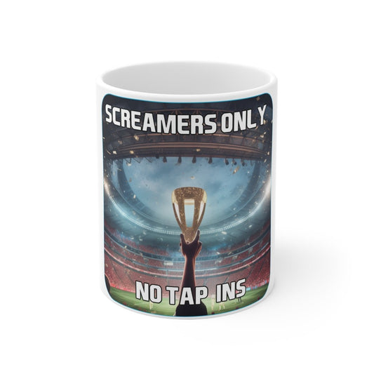 Goated Goods - FIFA - Screamers Only, No Tap-ins - Coffee Mug - 11oz -