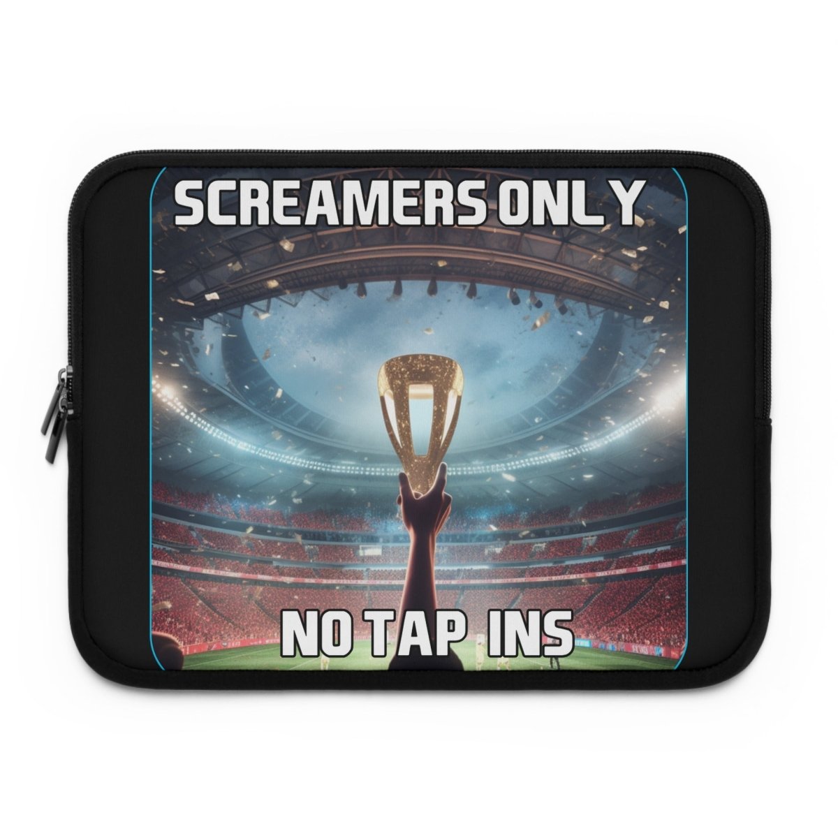 Goated Goods - FIFA - Screamers Only, No Tap-ins - Laptop Sleeve - Black - 13"