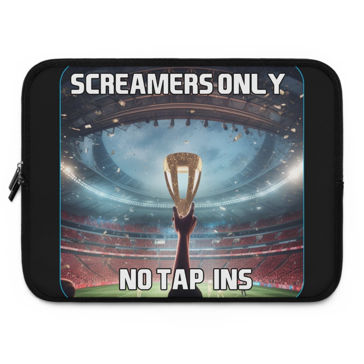 Goated Goods - FIFA - Screamers Only, No Tap-ins - Laptop Sleeve - Black - 17"