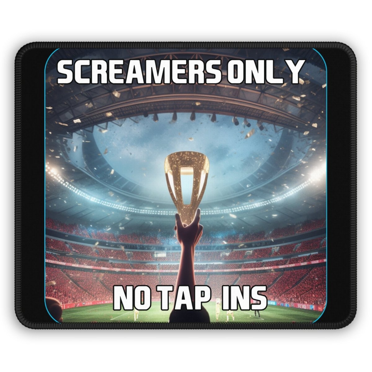 Goated Goods - FIFA - Screamers Only, No Tap-ins - Mouse Pad - Rectangle - 9" × 7"