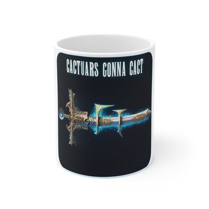 Goated Goods - Final Fantasy - Cactuars gonna Cact - Coffee Mug - 11oz -