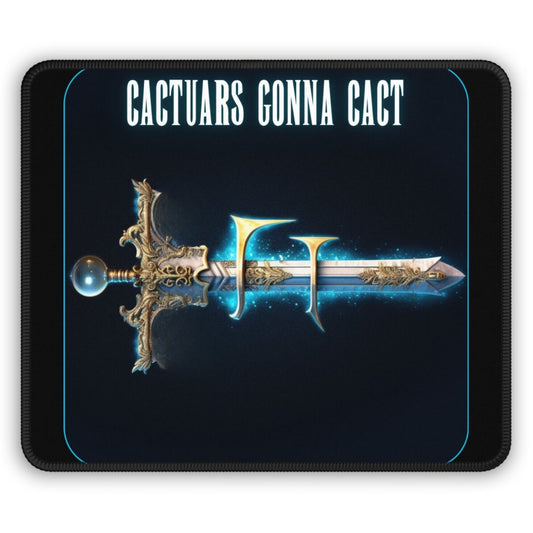 Goated Goods - Final Fantasy - Cactuars gonna Cact - Mouse Pad - Rectangle - 9" × 7"