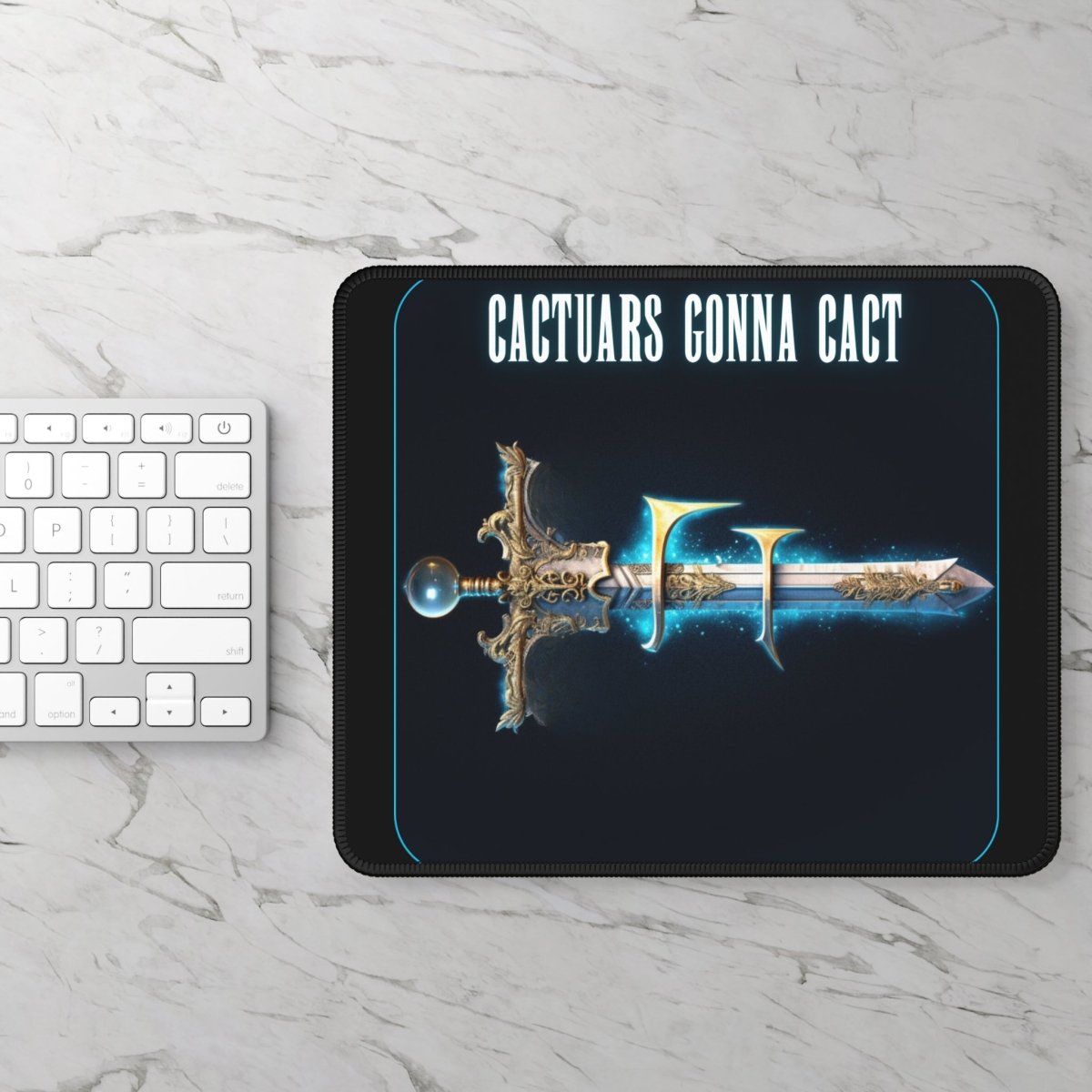 Goated Goods - Final Fantasy - Cactuars gonna Cact - Mouse Pad - Rectangle - 9" × 7"