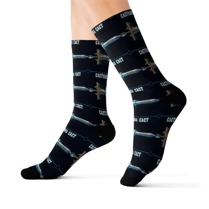 Goated Goods - Final Fantasy - Cactuars gonna Cact - Socks - L -