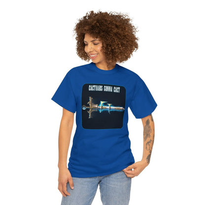 Goated Goods - Final Fantasy - Cactuars gonna Cact - Unisex T-shirt - Royal - S