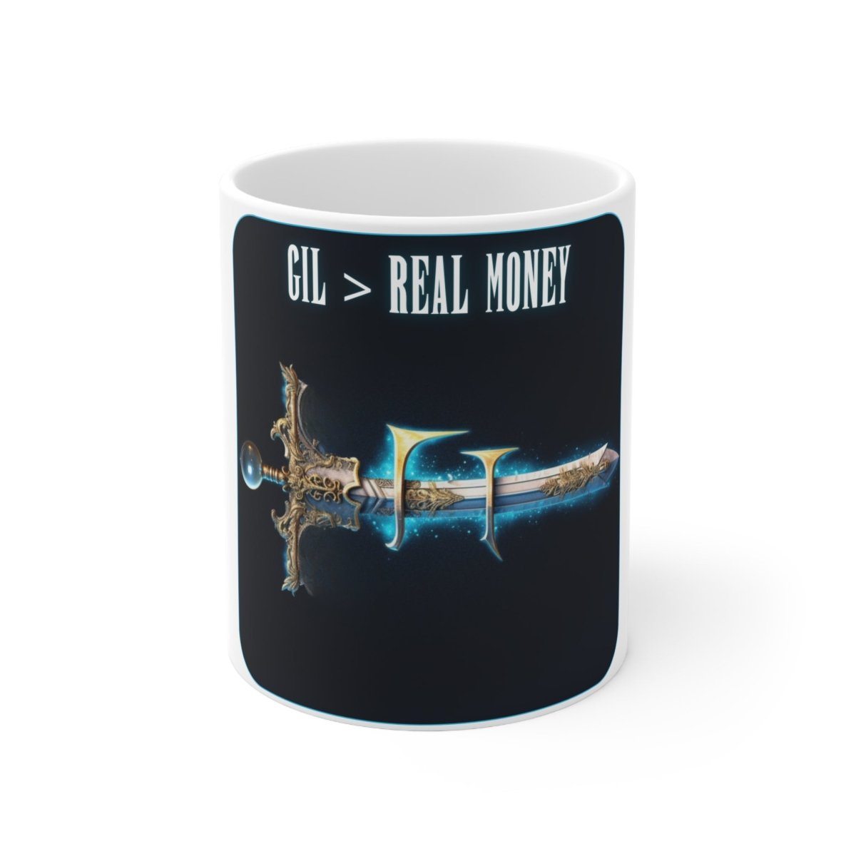 Goated Goods - Final Fantasy - Gil Real Money - Coffee Mug - 11oz -